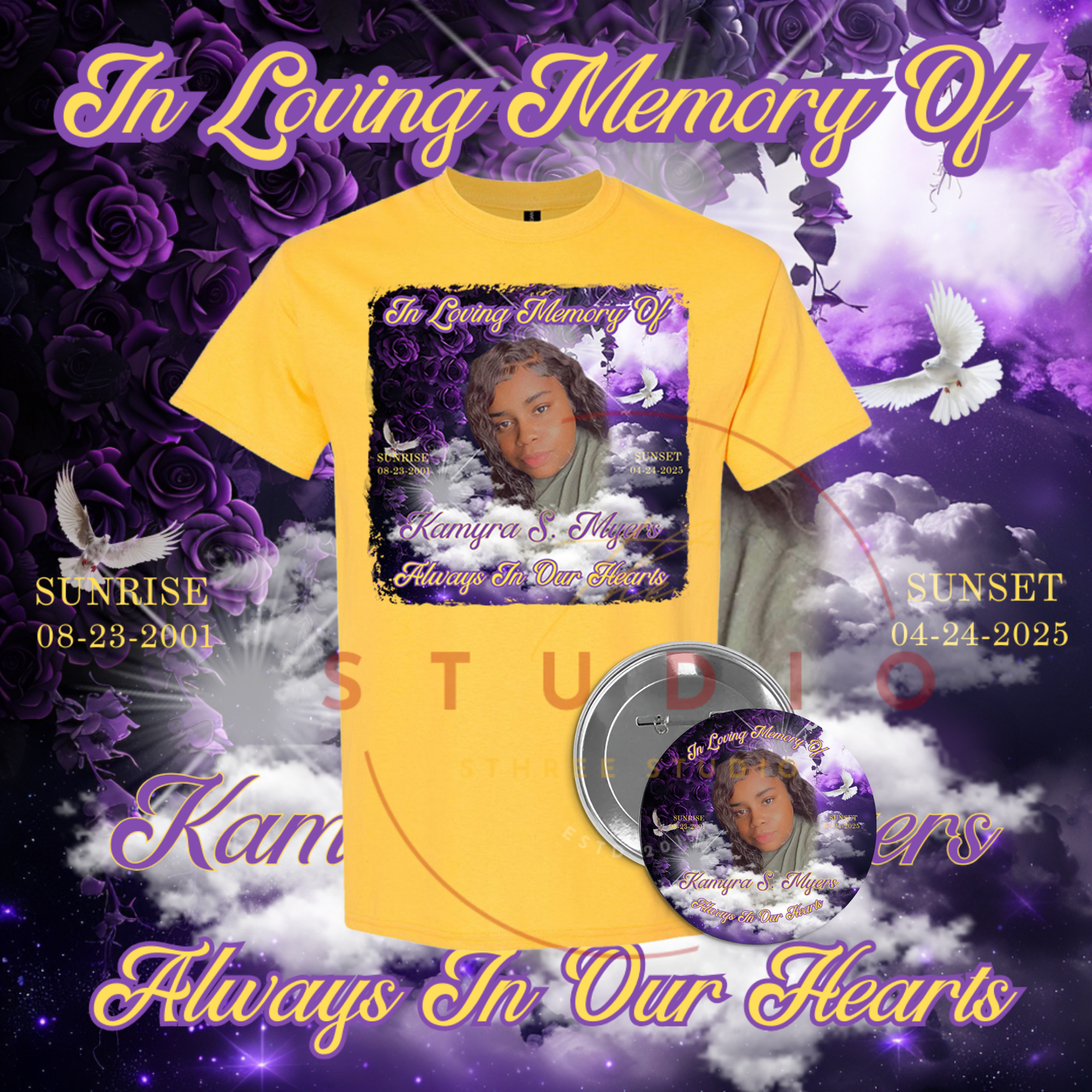 Kamyra Myers’ Memorial shirt
