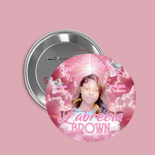 Labrecia Brown’s Memorial Pin